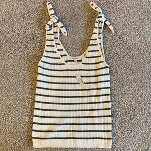 Madewell tie strap sweater tank